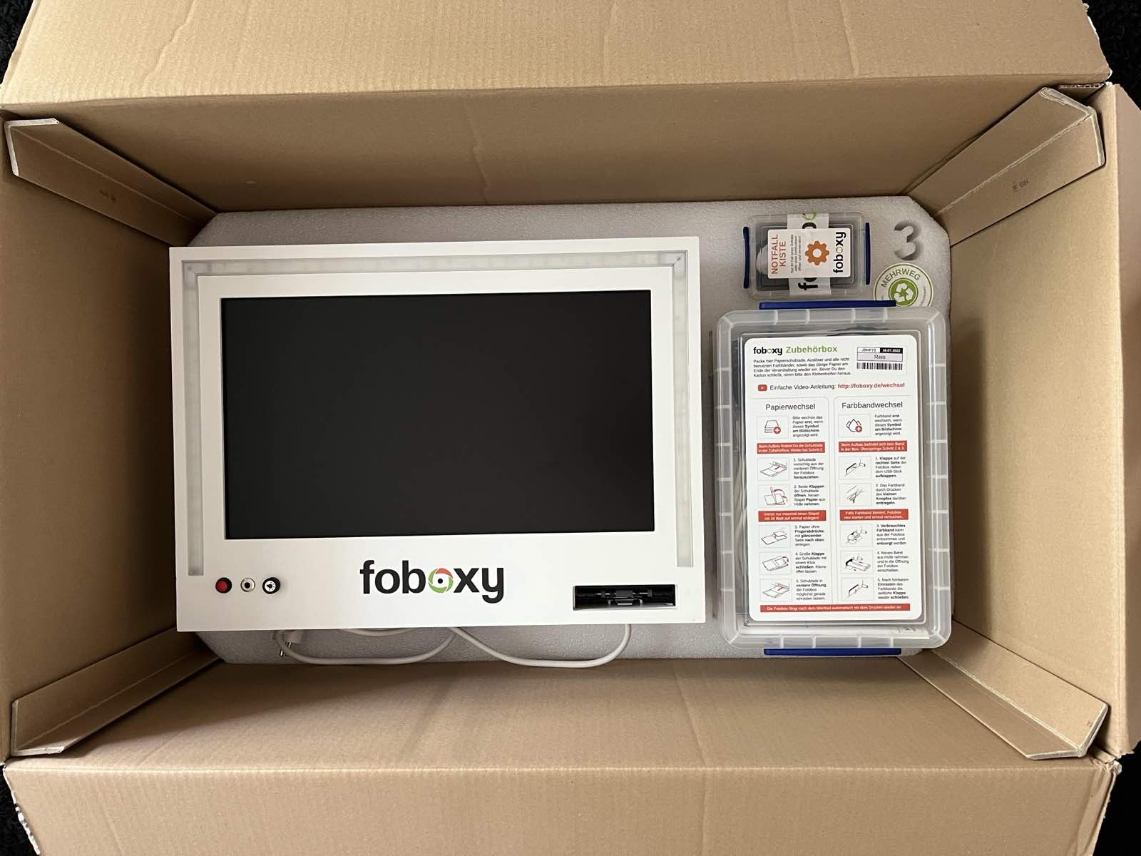 Inhalt des Foboxy Pakets