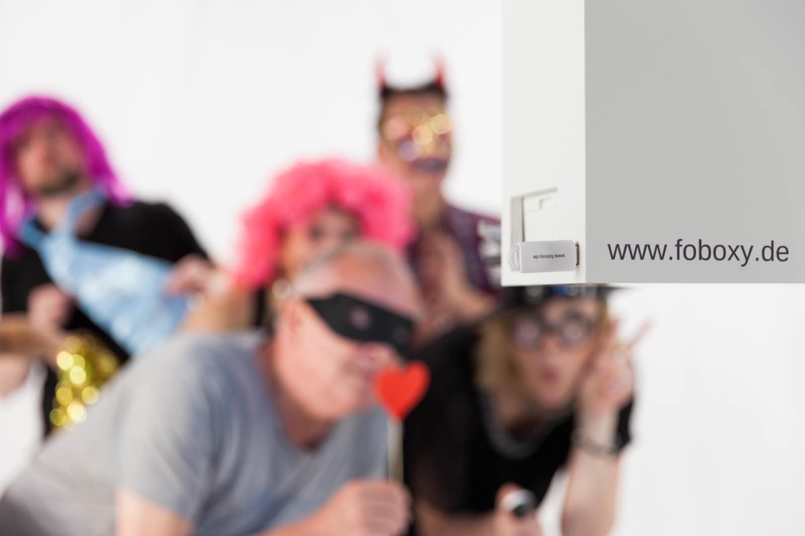 Fotobox Spaß auf der Hochzeit